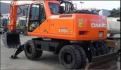 Thumbnail Daewoo Doosan SOLAR 170W-V Wheel Excavator Operation and Maintenance Manual Instant Download