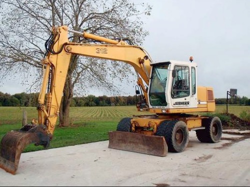 Product picture Liebherr A308 A310 A310B A312 A316 Wheel Excavator Service Repair Factory Manual Instant Download