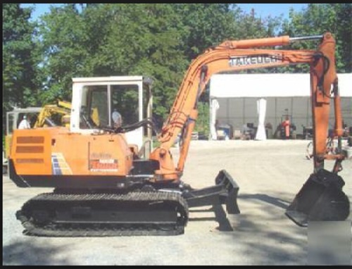 Product picture Takeuchi TB68 Compact Excavator Service Parts Catalogue Manual Instant Download