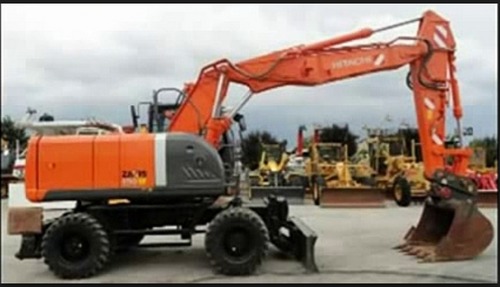 Product picture Hitachi Zaxis ZX 170W-3 190W-3 Wheeled Excavator Service Repair Manual Instant Download