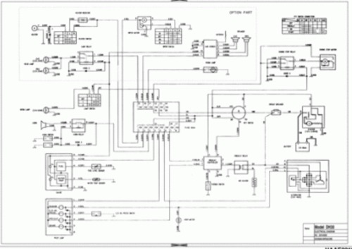 Product picture Doosan DX190W Excavator Electrical Hydraulic Schematics Manual INSTANT DOWNLOAD