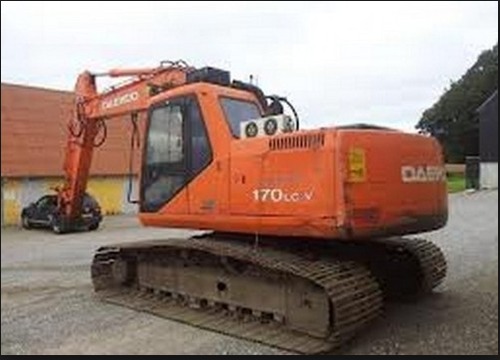 Product picture Daewoo Doosan Solar 170LC-V Excavator Operation and Maintenance Manual Instant Download