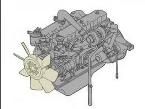 Product picture Daewoo Doosan DB58 DB58S DB58T DB58TI DB58TIS Diesel Engine Operation and Maintenance Manual Instant Download